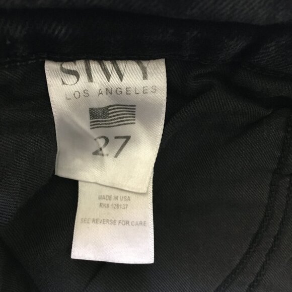 NWT Siwy Jean Womens Skinny Slim Fit Size 27 Giavanna Dace with Wolves Black - Picture 11 of 14